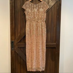 Brianna Gold Sequin Gown